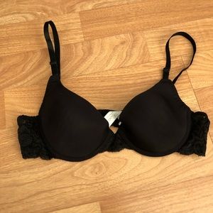 Black Lace T-shirt Bra